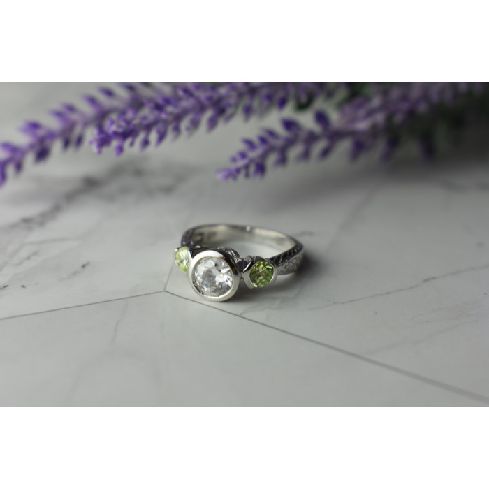 Sky Jewelry Серебряное Кольцо с  Фианитами 925 проба