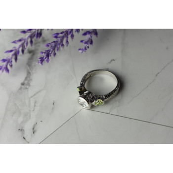 Sky Jewelry Серебряное Кольцо с  Фианитами 925 проба