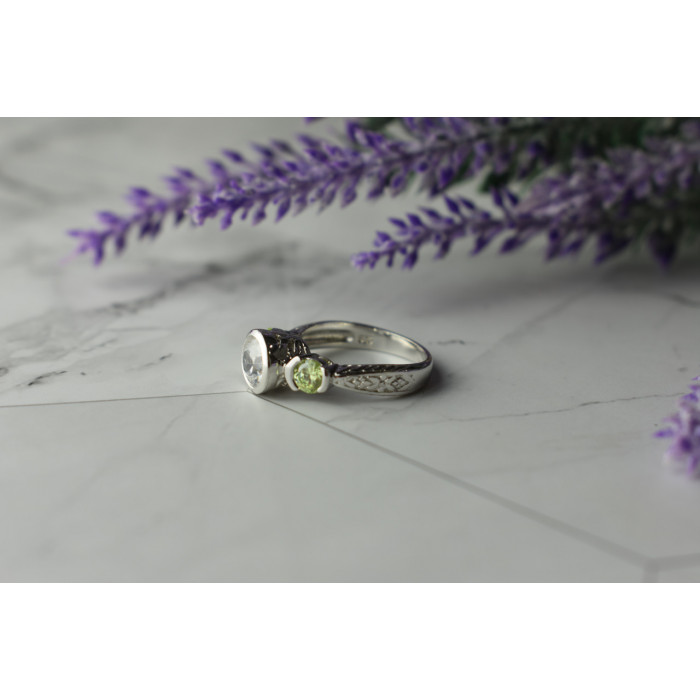 Sky Jewelry Серебряное Кольцо с  Фианитами 925 проба