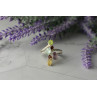 Sky Jewelry Серебряное кольцо с натуральными камнями 925 проба