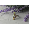 Sky Jewelry Серебряное кольцо с натуральными камнями 925 проба