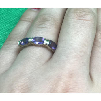 Sky Jewelry Серебряное кольцо с аметистом