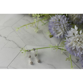 Sky Jewelry Золотые серьги 10К (417 проба)  с  Бриллиантами