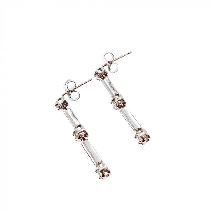 Sky Jewelry Золотые серьги 10К (417 проба)  с  Бриллиантами