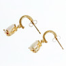 Sky Jewelry Золотые серьги 14К (585 проба) с Опалом