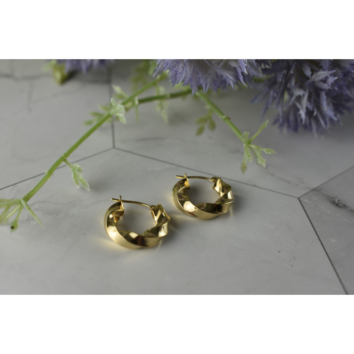 Sky Jewelry Золотые серьги 10К ( 417 проба)  *Совершенство*