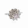 Sky Jewelry Золотое кольцо с Бриллиантом  0.10 карат   *Нежный Цветок