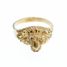 Sky Jewelry Золотое кольцо с Рубином  и Бриллиантами   *Лев*