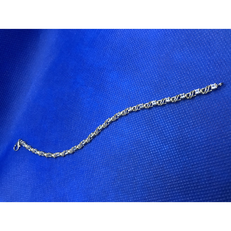 Sky Jewelry Серебряный браслет с топазами