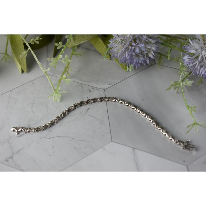 Sky Jewelry Золотой браслет 10К (417 проба ) с вставками из бриллиантов