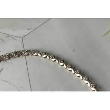 Sky Jewelry Золотой браслет 10К (417 проба ) с вставками из бриллиантов