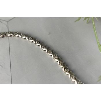 Sky Jewelry Золотой браслет 10К (417 проба ) с вставками из бриллиантов