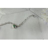 Sky Jewelry Серебряный браслет  925 проба с зеленым Жадеитом
