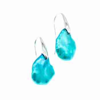 Sky Jewelry Серебряные серьги с Жемчугом 925 проба