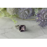Sky Jewelry Серебряное кольцо с Аметистом и Кварцем 925 проба