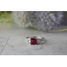 Sky Jewelry Серебряное кольцо с  Топазом и Фианитами 925 проба