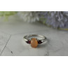 Sky Jewelry Серебряное кольцо 925 пробы с камнем Карнеол (Карнелиан) и Альмандином