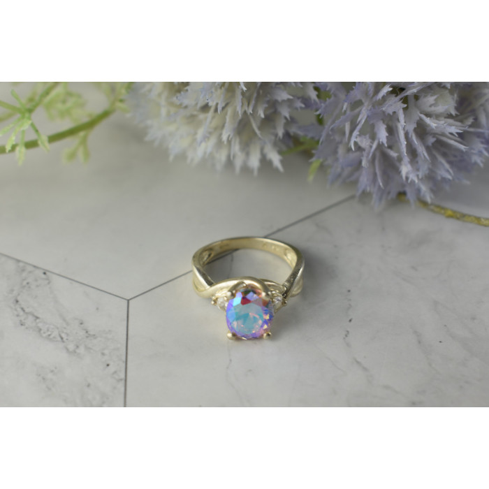 Sky Jewelry Серебряное кольцо 925 пробы с Фианитами  *Волшебное Сияние*