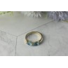 Sky Jewelry Серебряное кольцо с камнем Голубая Шпинель 925 проба