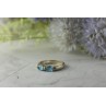 Sky Jewelry Серебряное кольцо с камнем Голубая Шпинель 925 проба