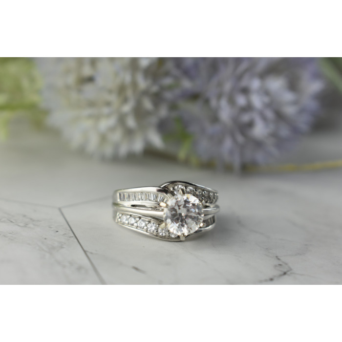 Sky Jewelry Серебряное кольцо 925 проба с Фианитами