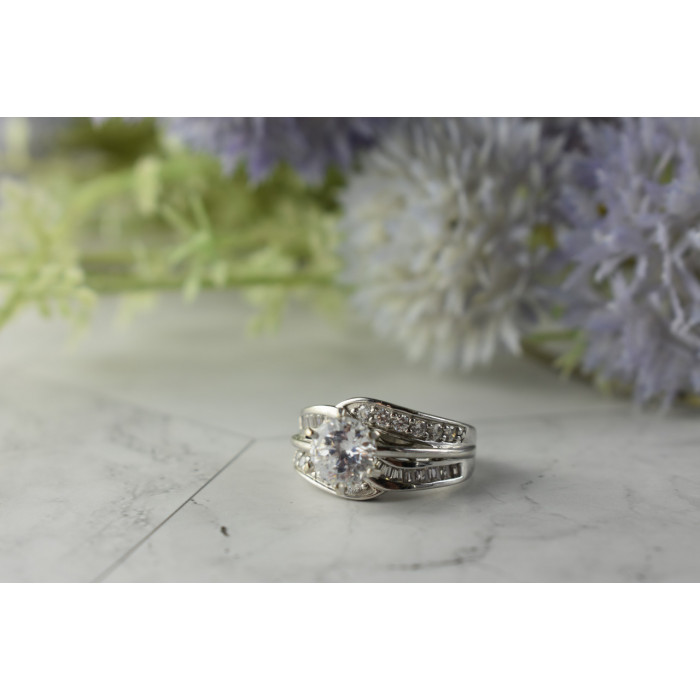 Sky Jewelry Серебряное кольцо 925 проба с Фианитами