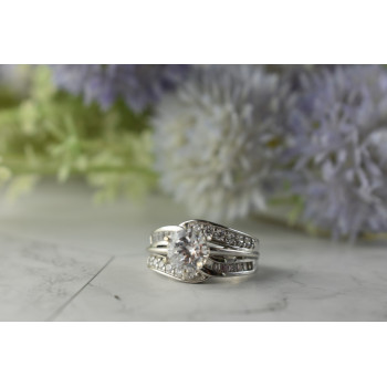 Sky Jewelry Серебряное кольцо 925 проба с Фианитами