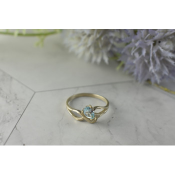 Sky Jewelry Винтажное Серебряное кольцо с камнем Голубая Шпинель 925 проба