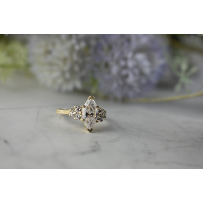 Sky Jewelry Серебряное кольцо с камнем Гошенит (берилл) 925 проба