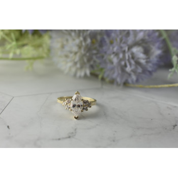 Sky Jewelry Серебряное кольцо с камнем Гошенит (берилл) 925 проба