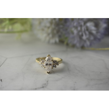 Sky Jewelry Серебряное кольцо с камнем Гошенит (берилл) 925 проба