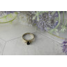 Sky Jewelry Серебряное кольцо с  камнем Черная шпинель 925 проба