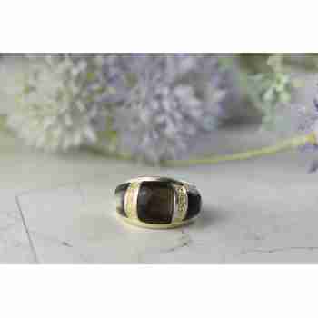 Sky Jewelry Серебряное кольцо со вставками из Перламутра 925 проба