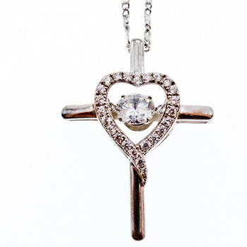 Sky Jewelry Серебряный кулон 925 проба с Фианитами