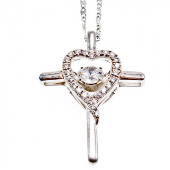 Sky Jewelry Серебряный кулон 925 проба с Фианитами