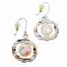 Sky Jewelry Серебряные серьги с Жемчугом 925 проба *Ракушка*
