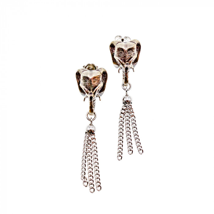 Sky Jewelry Серебряные Cерьги *Слон*