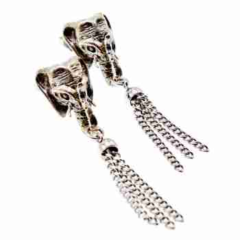 Sky Jewelry Серебряные Cерьги *Слон*