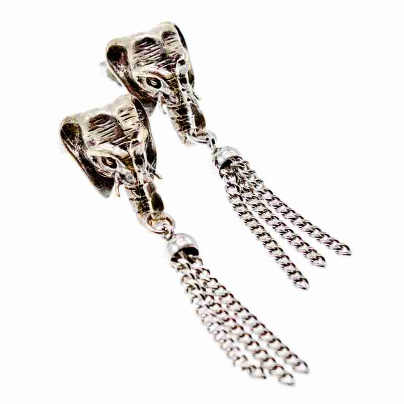 Sky Jewelry Серебряные Cерьги *Слон*