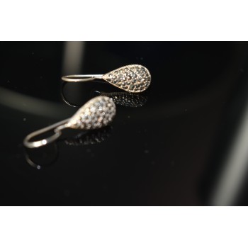 Sky Jewelry Винтажные Серебряные серьги 925 проба с Марказитом