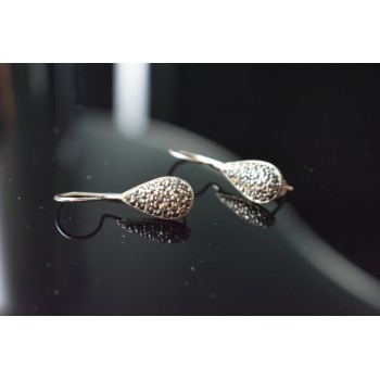 Sky Jewelry Винтажные Серебряные серьги 925 проба с Марказитом