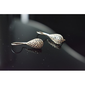 Sky Jewelry Винтажные Серебряные серьги 925 проба с Марказитом