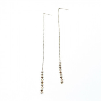 Sky Jewelry Серебряные серьги-протяжки (продевки)  925 проба