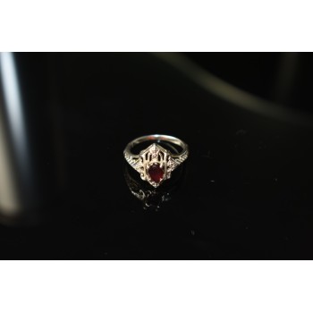 Sky Jewelry Серебряное кольцо 925 проба  с камнем Альмандин