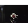 Sky Jewelry Серебряное кольцо 925 проба  с камнем Альмандин