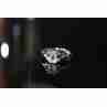 Sky Jewelry Серебряное кольцо с камнем Голубая Шпинель 925 проба