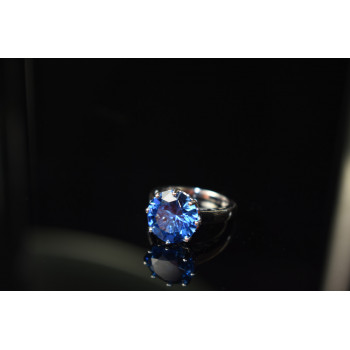 Sky Jewelry Серебряное кольцо 925 проба с камнем Лондон Топаз