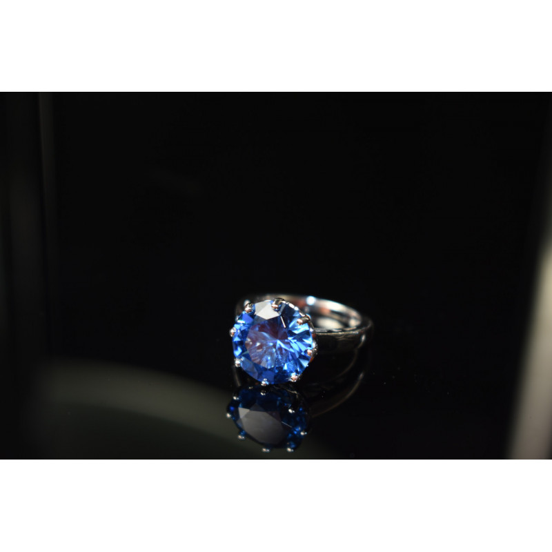 Sky Jewelry Серебряное кольцо 925 проба с камнем Лондон Топаз