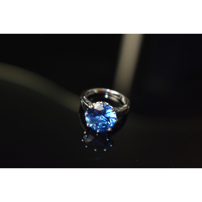 Sky Jewelry Серебряное кольцо 925 проба с камнем Лондон Топаз