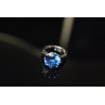 Sky Jewelry Серебряное кольцо 925 проба с камнем Лондон Топаз